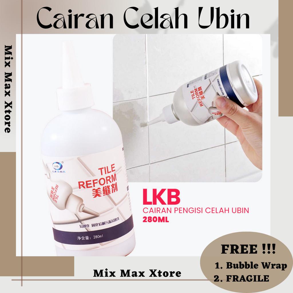 Cairan Pengisi Celah Ubin Tile Gap Sealer 280ml - Gray /  Black