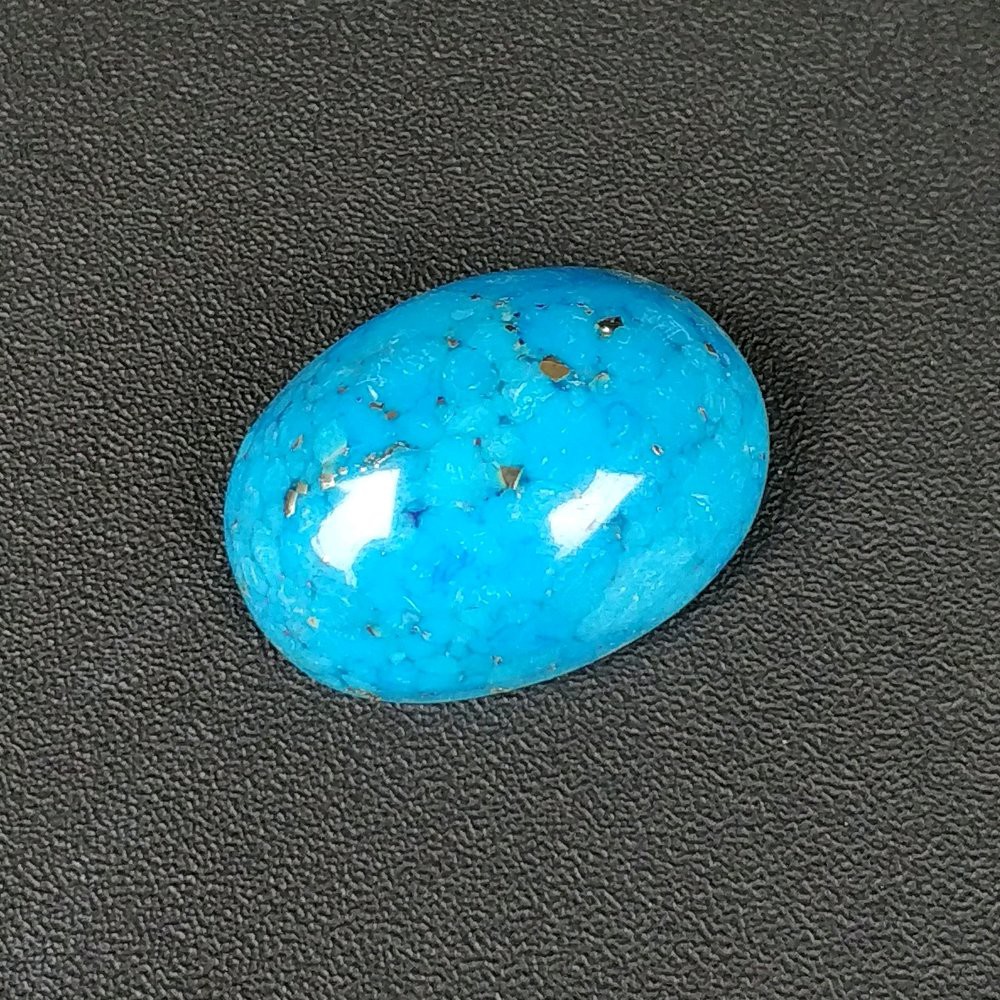 NATURAL BATU AKIK PIRUS BIRU XIN JIANG TURQUOISE SERAT EMAS