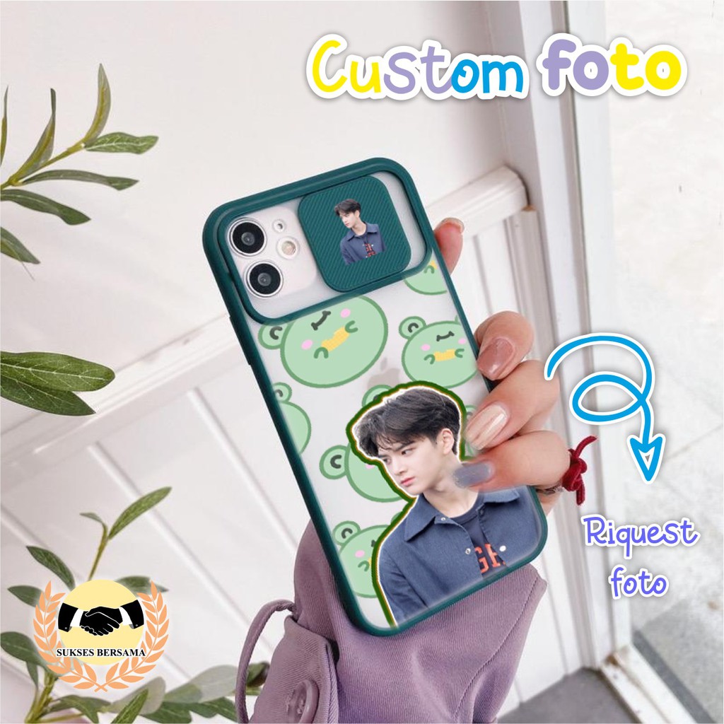 SOFTCASE SLIDE KAMERA CUSTOM FOTO OPPO VIVO SAMSUNG XIAOMI REDMI REALME IPHONE ALL TYPE BSB4675