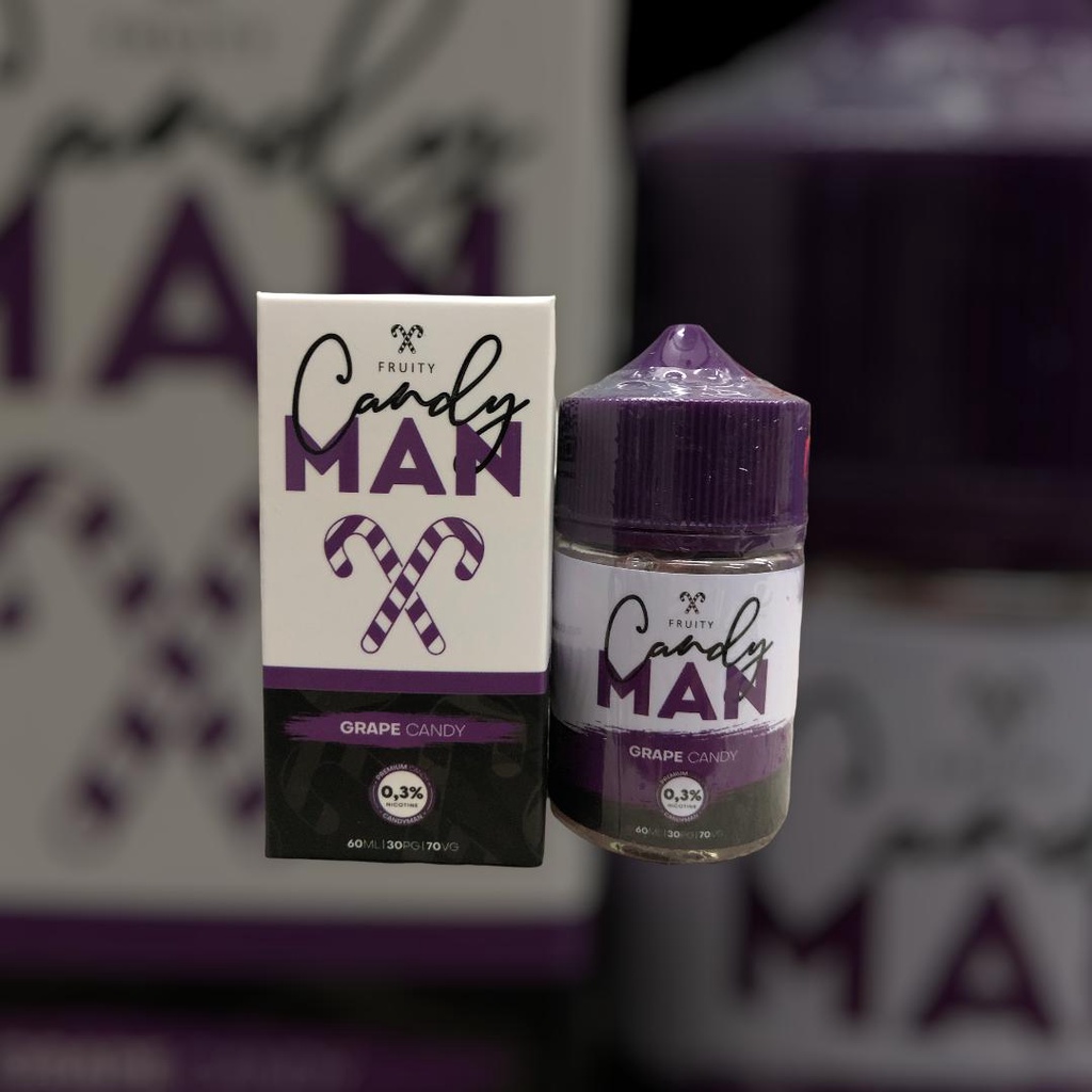 Liquid Candyman Grape 60ml | Candyman Freebase Grape Candy 60ml