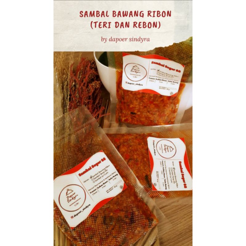 

SAMBAL SEGERR 88 SAMBEL BAWANG RIBON TERI REBON CUMI ENAK ENDUL NIKMAT LAUK SAMBALADO SEHAT BERGIZI