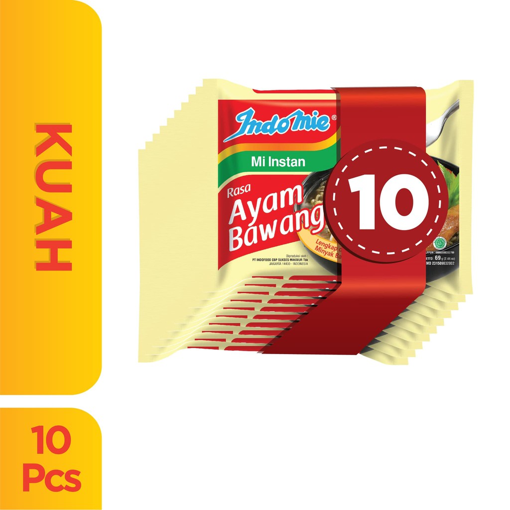 

PROMO 10 PCS - INDOMIE KUAH AYAM BAWANG (MITRA) TERMURAH