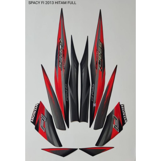 STRIPING SPACY 2013 FI HITAM