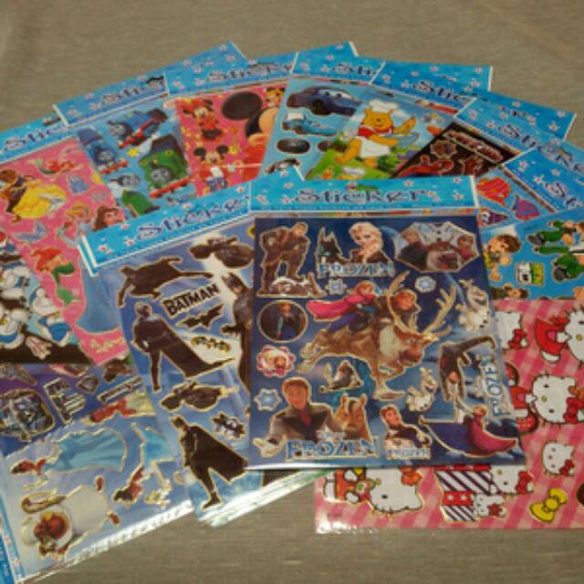 

stiker laser sticker mainan anak