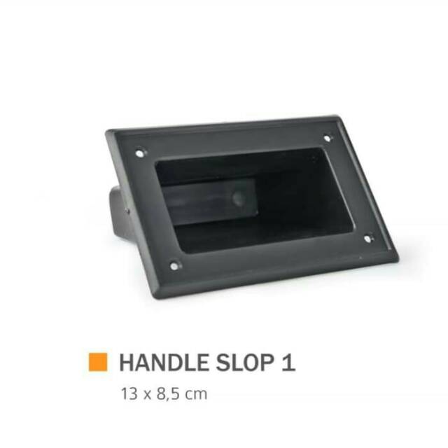 Handle Salon Speaker Plastik Model Slop 1 ukuran 13 x 8,5cm