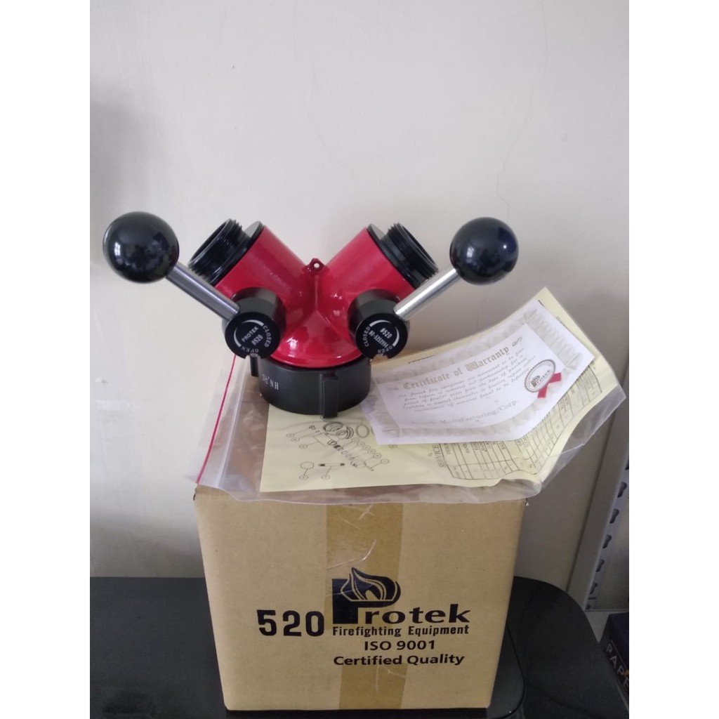 Y Connection Protek 520 Cabang Y 2.5"x1.5"x1.5" Cabang Pemadam Hydrant