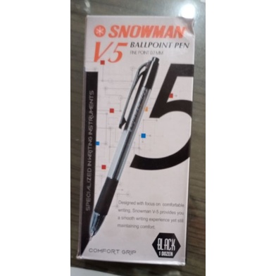 

(Per Kotak) Pulpen Snowman V5 0.7mm