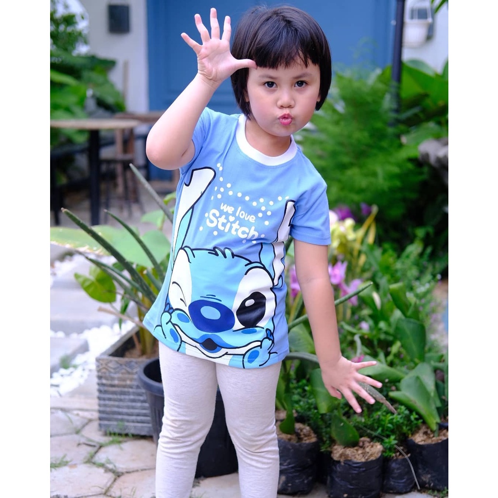 KAOS ANAK MOTIF KARTUN HERO DAN GIRLY USIA 6-14 TAHUN