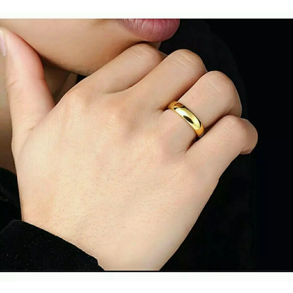 cincin titanium pria wanita