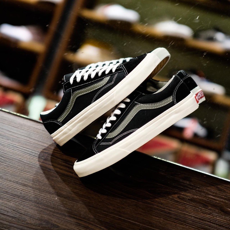VANS STYLE 36 VINTAGE SPORT BLACK BLANC DE BLANC