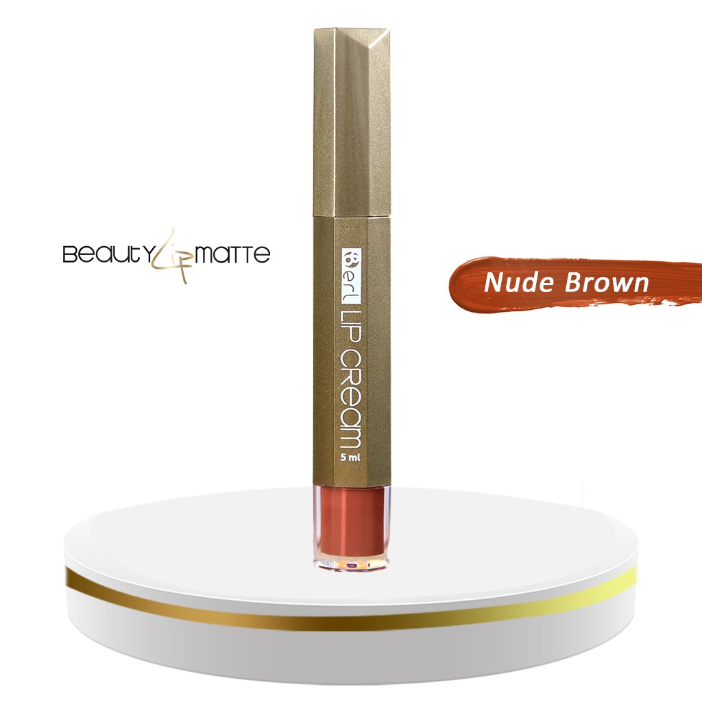 B ERL Cosmetics Beauty Lip Matte Nude Brown 01   | B Erl | Berl Cosmetics