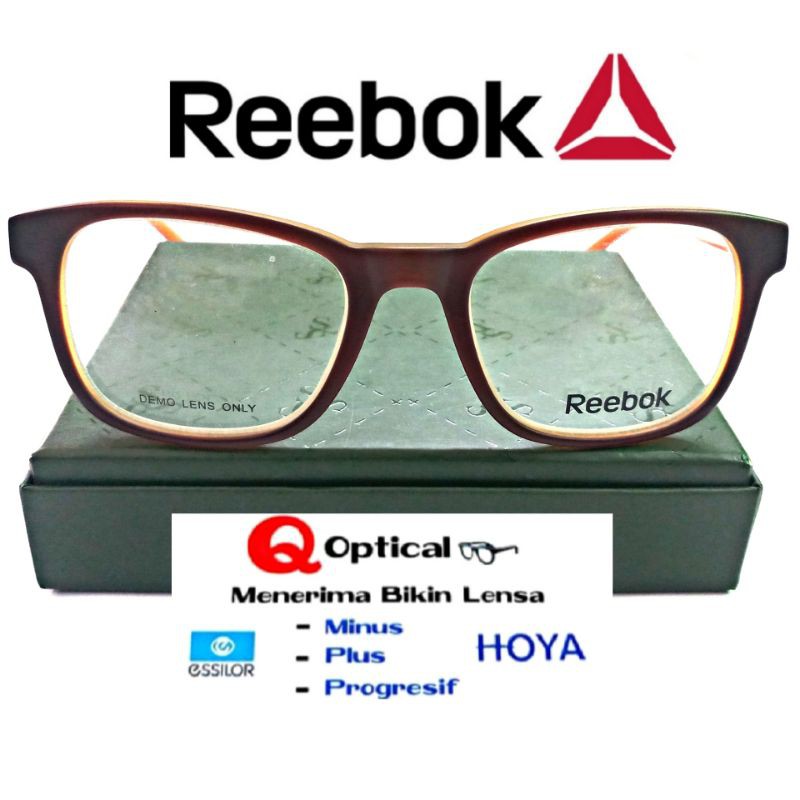 Kacamata Frame Pria Dan Wanita Original Reebok R9513AF-BRN Model Elegan