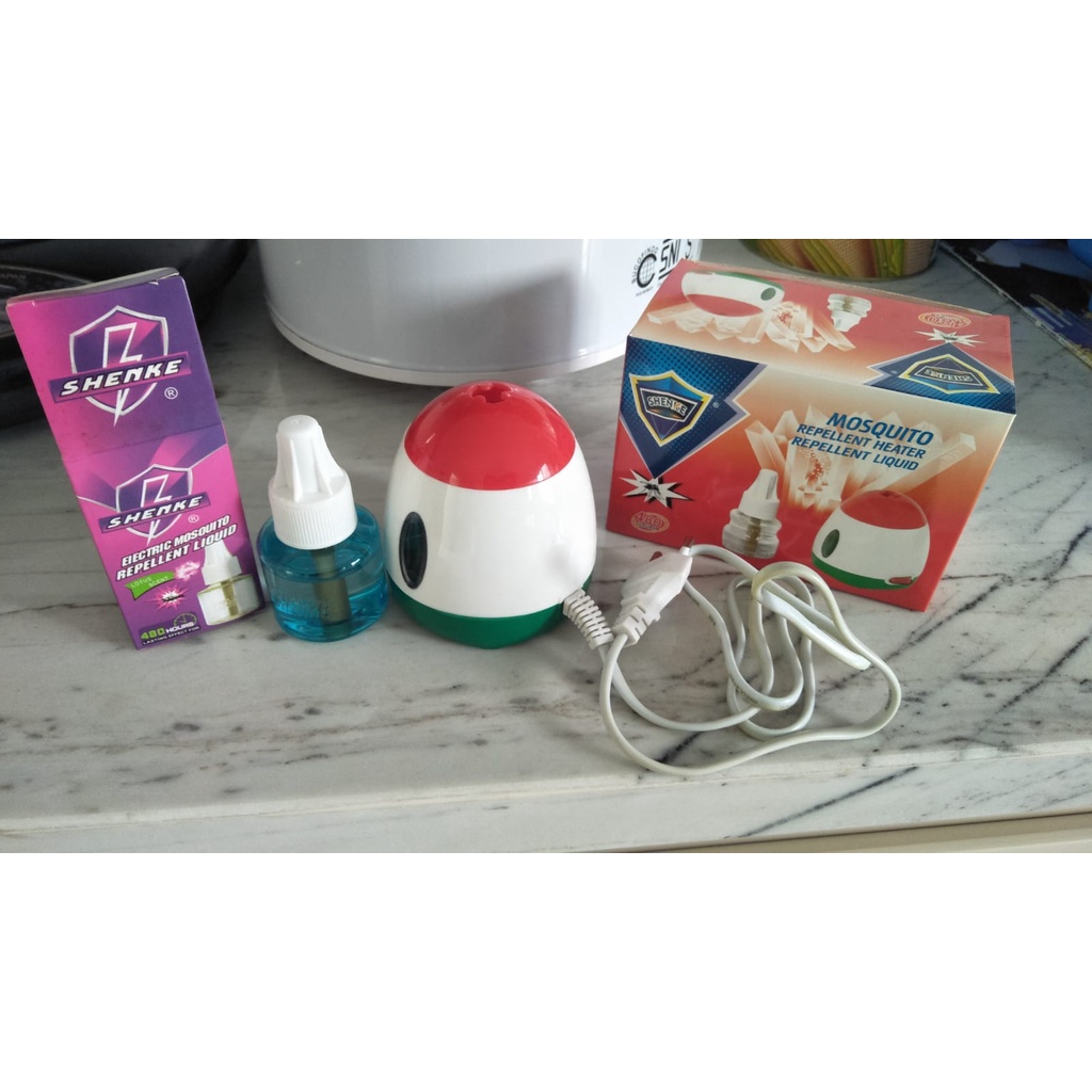 2 IN 1 ELECTRIC MOSQUITO REPELLENT HEATER AND REPELLENT LIQUID VAPORIZER SET MOSQUITO KILLER / OBAT 