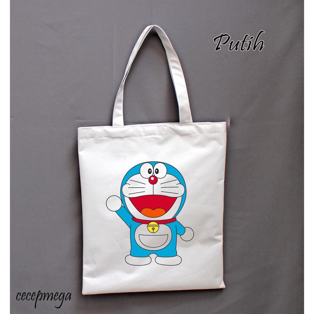 Dijual totebag / tas tote bag motif doraemon Limited