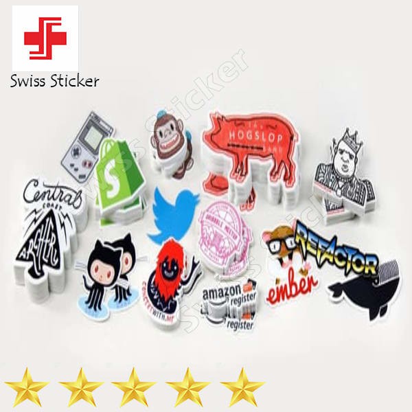 

Murah Custom Sticker Vinyl Stiker dan Cutting Label Makanan Resto Food cafe Elegan