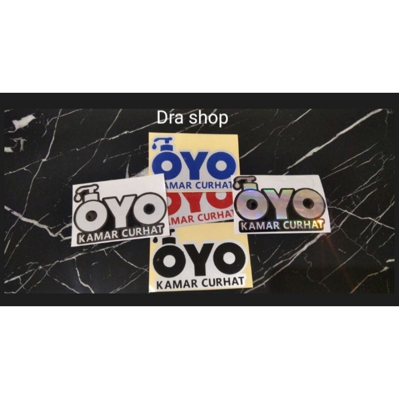 Jual STICKER OYO KAMAR CURHAT CUTTING | Shopee Indonesia