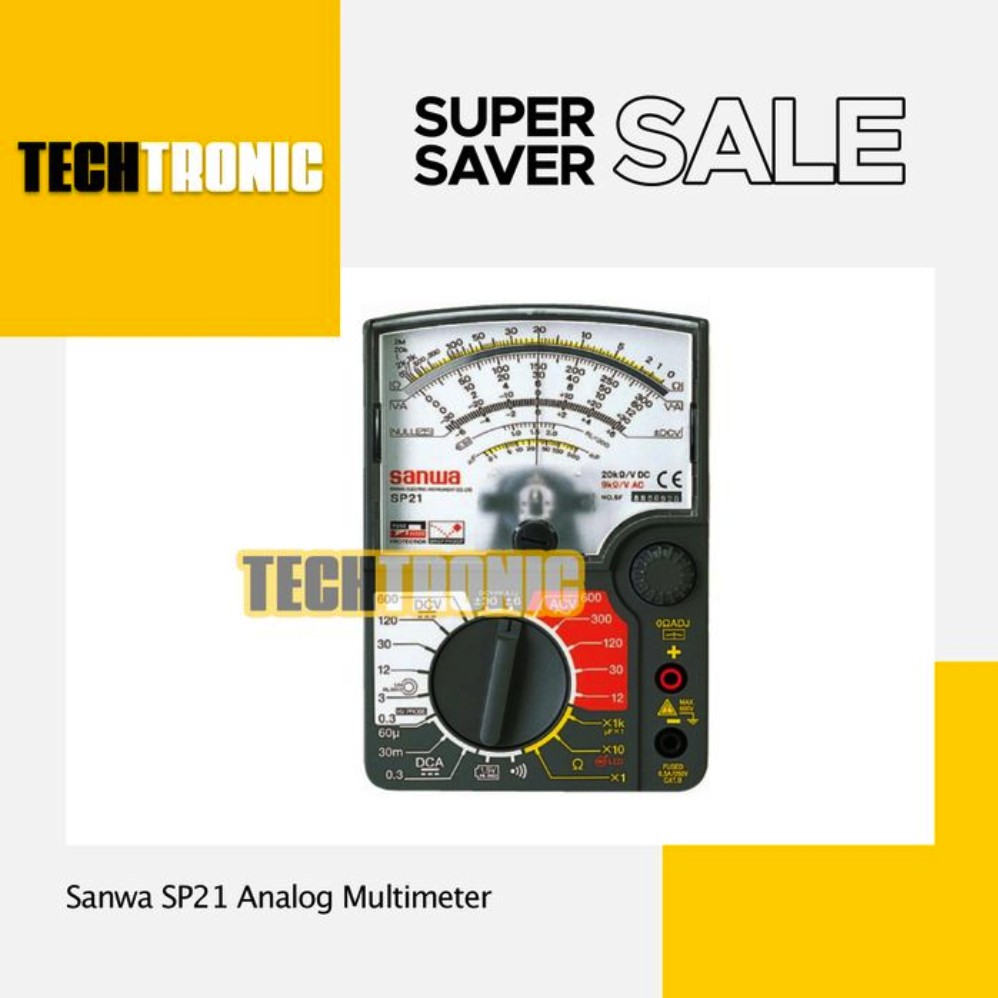 Sanwa SP21 Analog Multimeter - TECHTRONIC