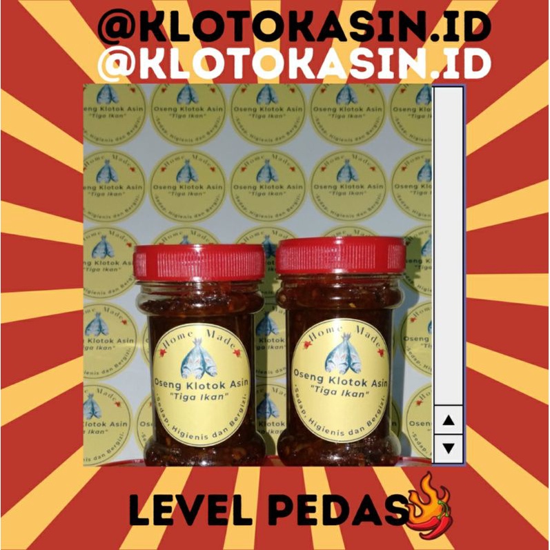

Oseng Ikan Asin Klotok Pedas