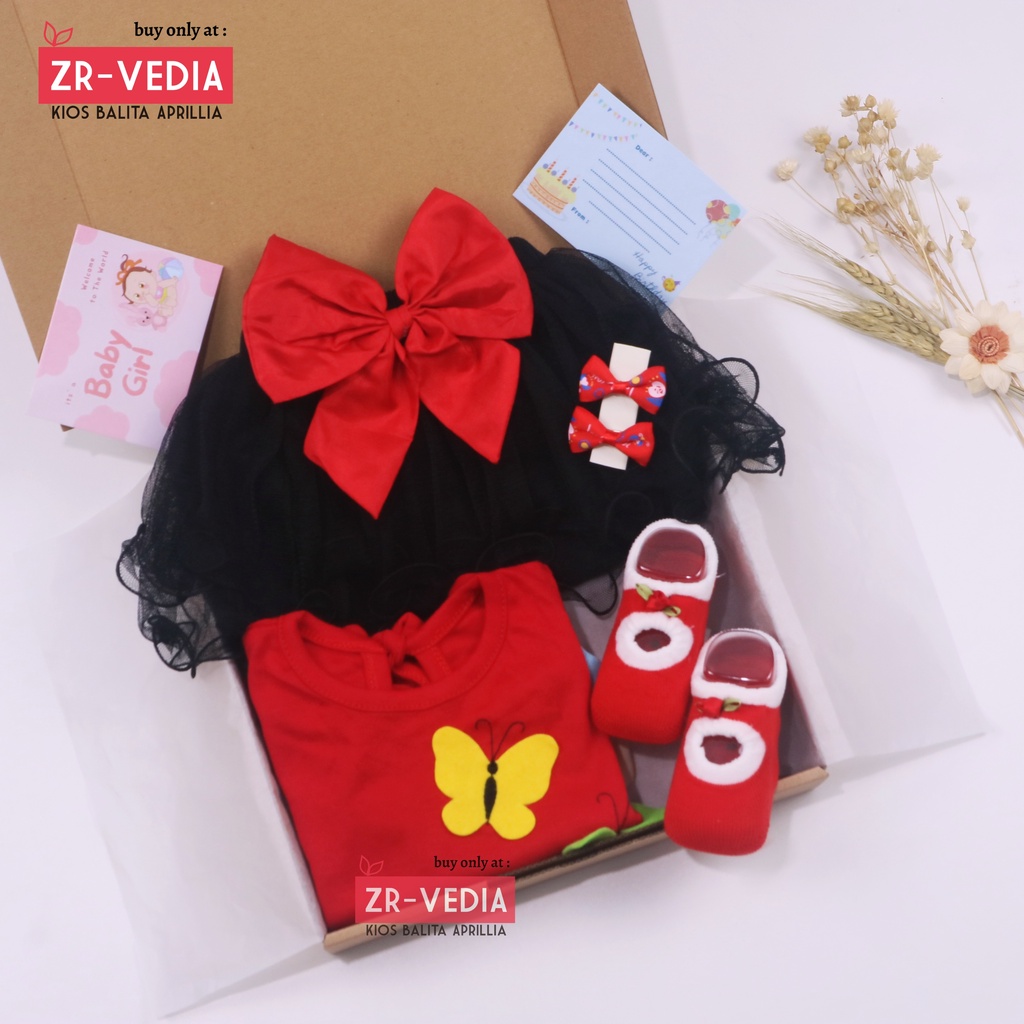 [SWEETIE] Hampers Set Baby Girl 3-18 Month / Hadiah Kado Lahiran Perempuan Baby Dres New Born Bulan