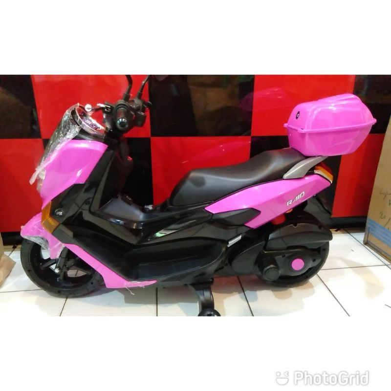 mainan motor aki Raid NMAX