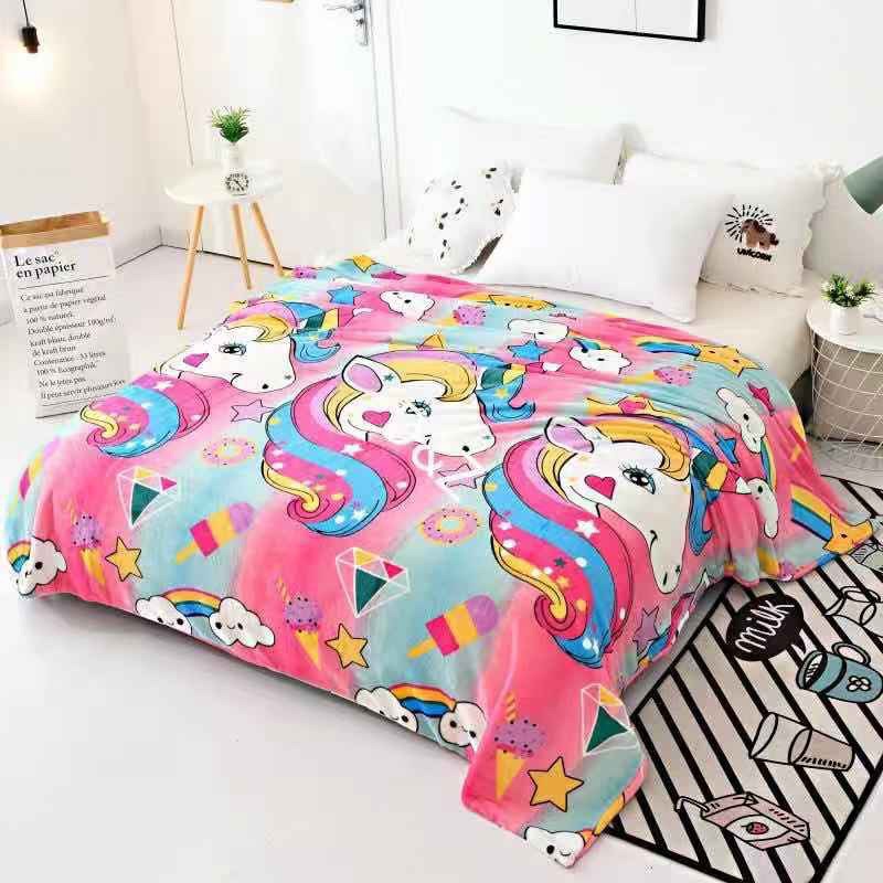 Selimut Bulu Karakter Doraemon New Motif Super Halus Dan Lembut Size 150x200 Terbaru Terlaris COD