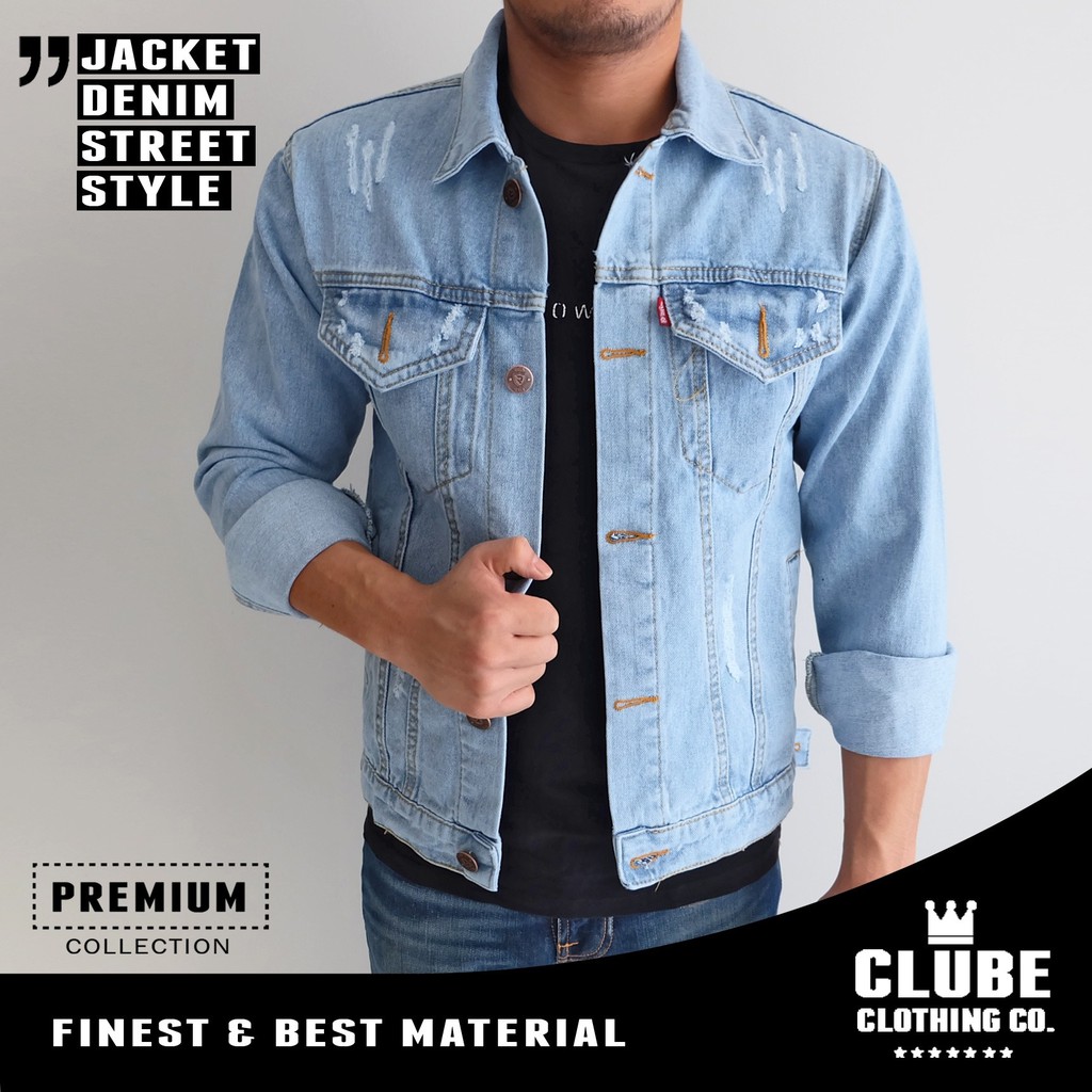 CUCI GUDANG jaket jeans pria / jaket jeans cowok / jaket denim jeans levis LIMITED