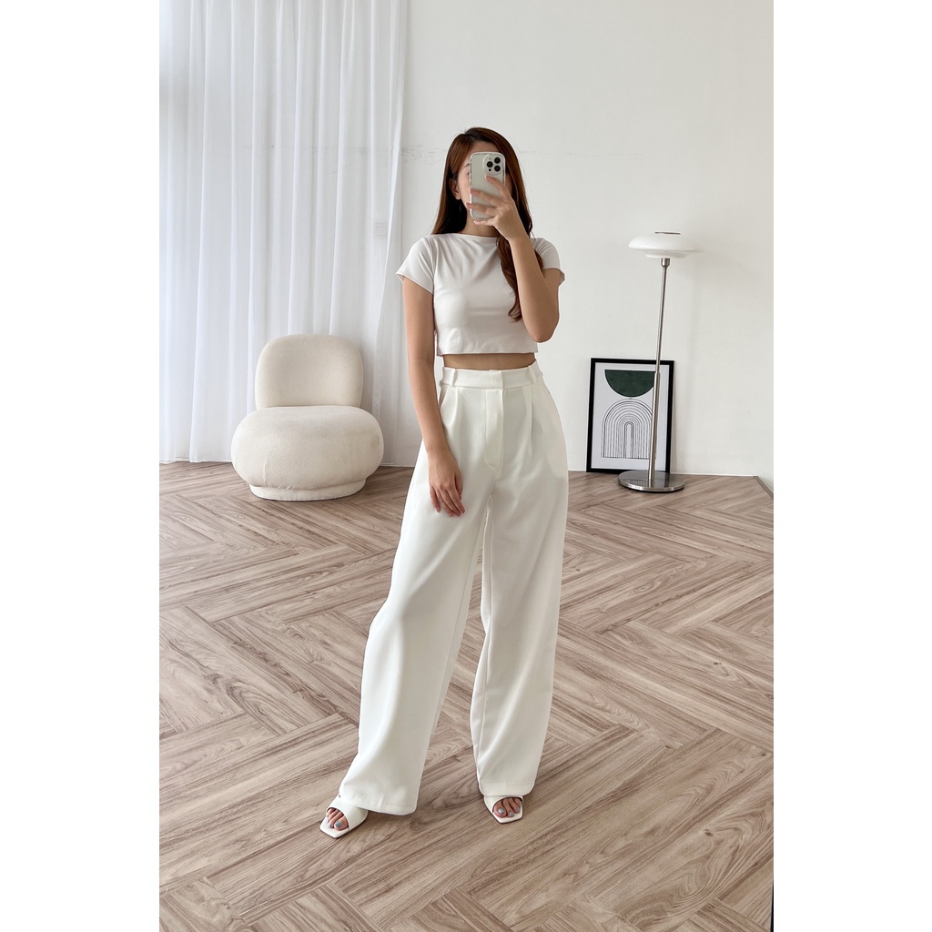 POTTIE - Ha-Ri Cullotes Pants - Long Culottes High Waist