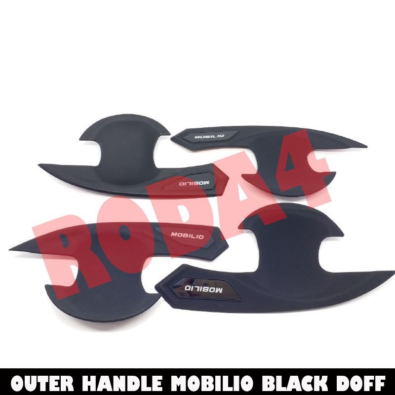 Outer Handle Mangkok Gagang Pintu Mobilio Black Doff ISOKA