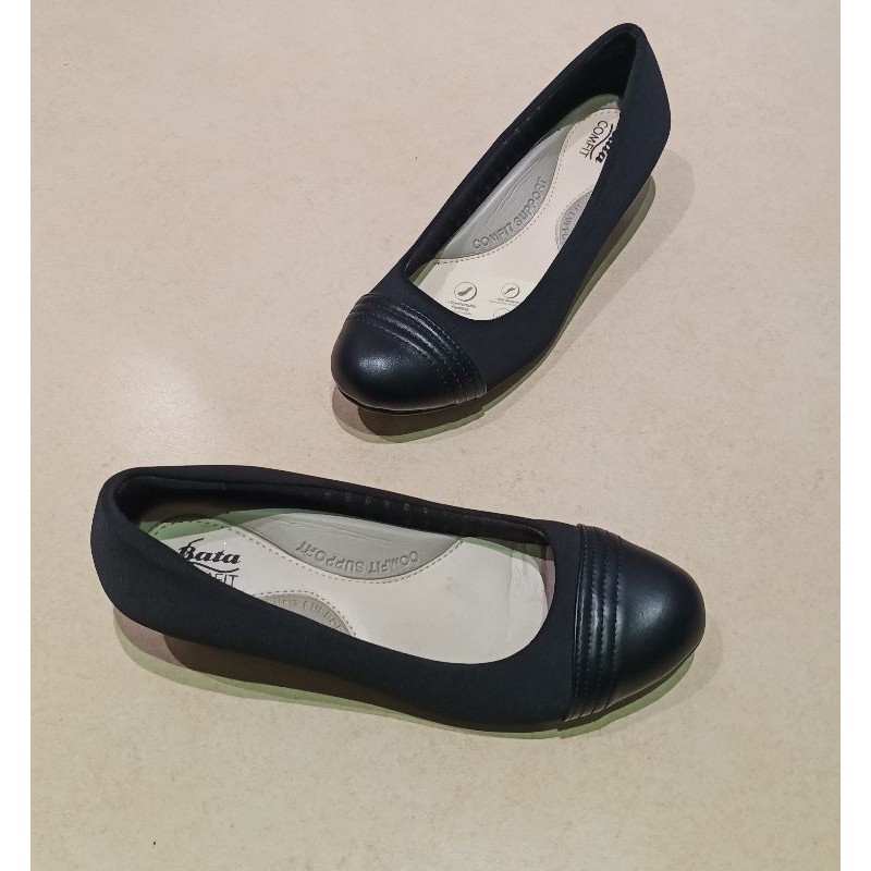 Bata Sepatu Heels Wanita Cherry Black 6596599
