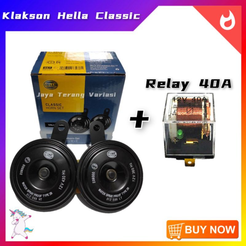 KLAKSON HELLA CLASSIC HORN 12V