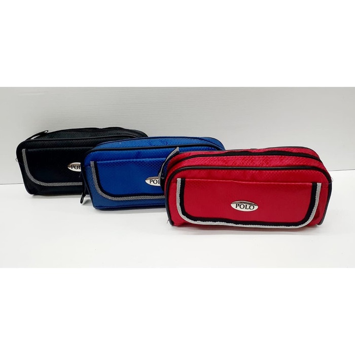 

Kotak Pensil Polo Besar / Kotak Pensil Kain / Kotak Pensil Seleting