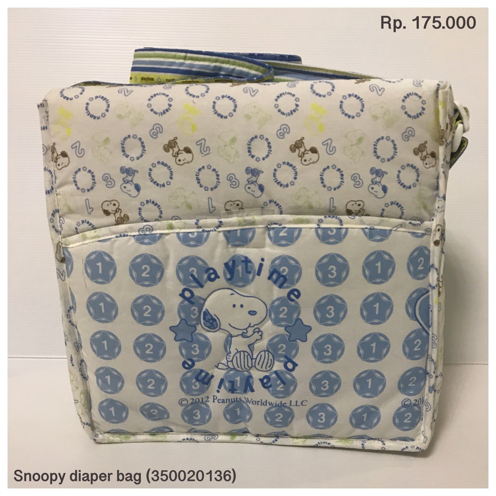 snoopy diaper bag