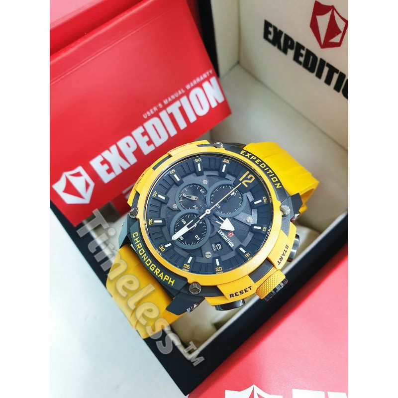 Jam tangan pria expedition E 6781 M Yellow