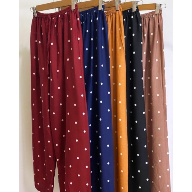 CELANA KULOT POLKADOT HW TALI/KULOT RAYON/KULOT POLKA