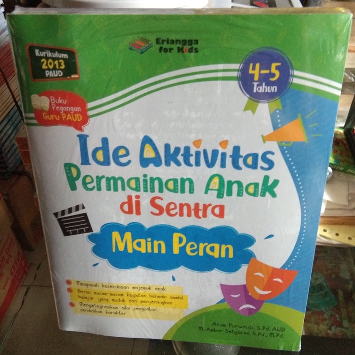 

❤BISA COD❤ PAKET BUKU IDE AKTIVITAS PERMAINAN ANAK DI SENTRA MAIN PERAN 4-5 TAHUN