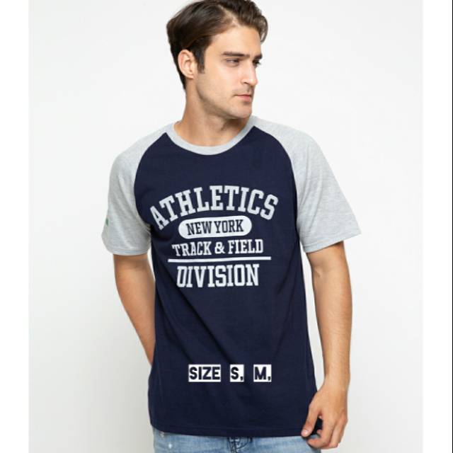 Kaos Raglan ATLETICS T Zone Brand MATAHARI
