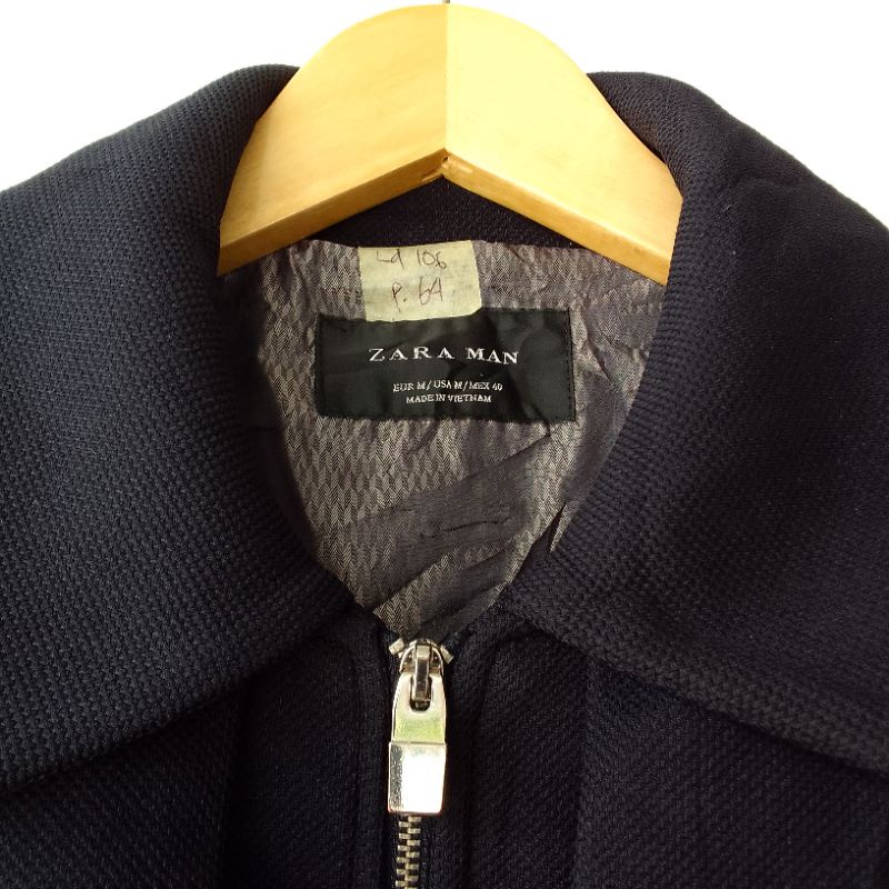 jaket kerah branded zara second
