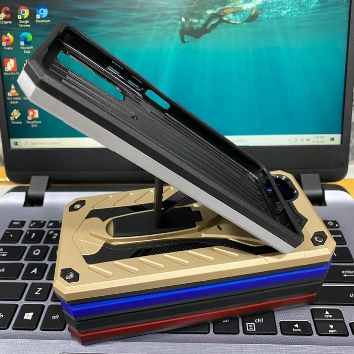 Xiaomi Redmi Note 10 Case Phantom Robot Transformer Kick Stand