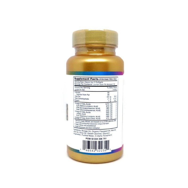 nature's health omega 369 minyak ikan 45 softgels