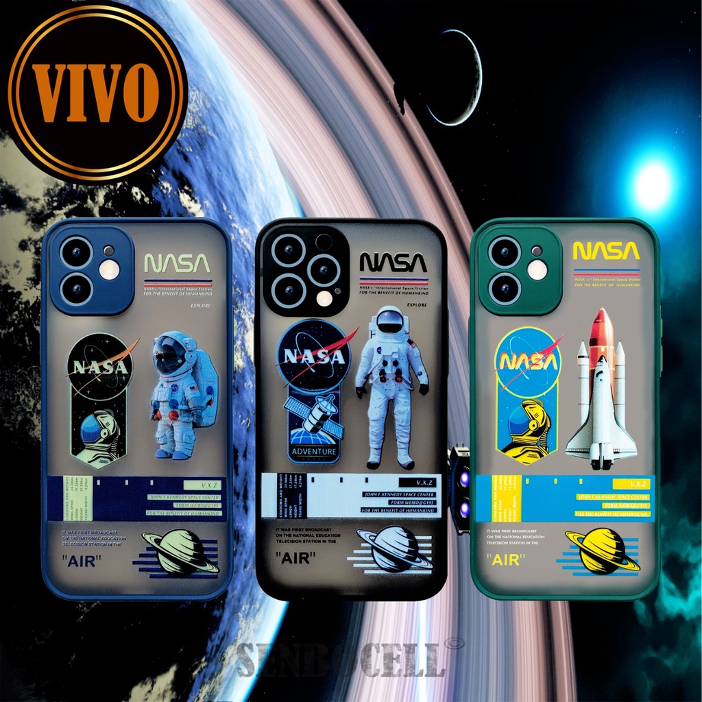 Case Nasa Lens Cover Camera 3D For VIVO Y30 Y50 Y20 Y20I Y20S Y12S