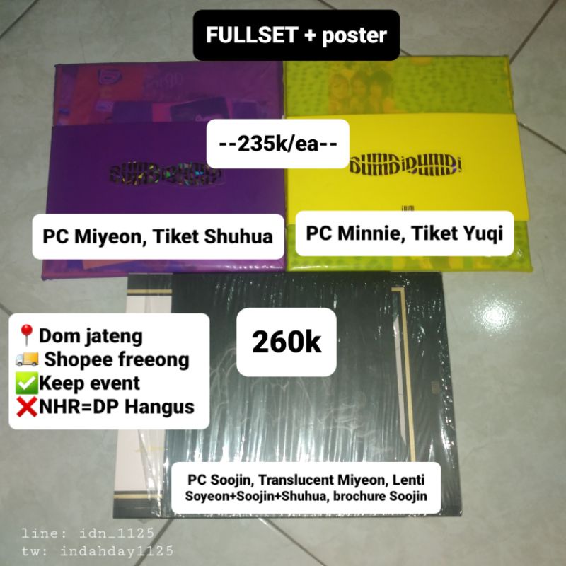 UNSEALED Album (G)IDLE I trust & Dum Di Dum Di