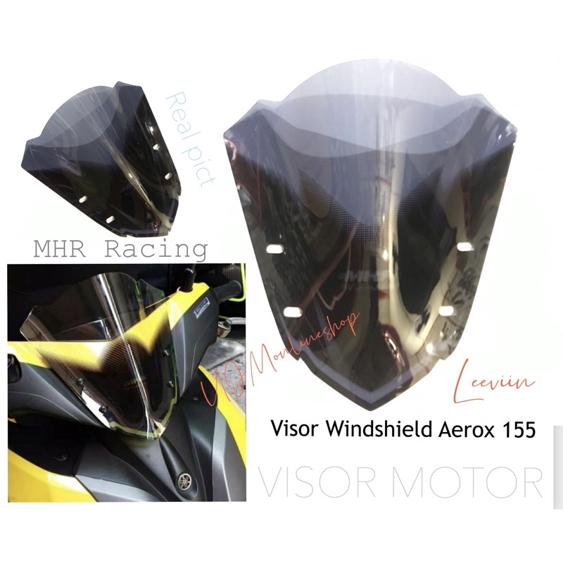 Visor Windshield Aerox 155 Two Tone Original Merk MHR