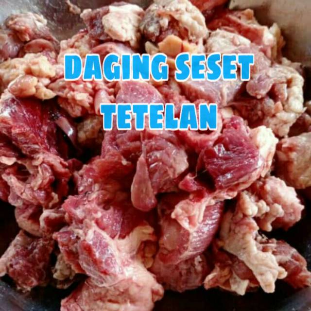 

Tetelan daging sapi 1 kg fresh