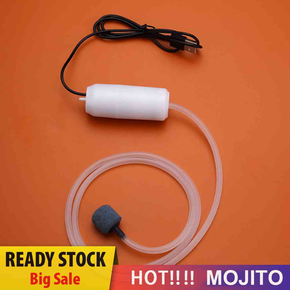 Aquarium Oxygen Air Pump Fish Tank USB Power Silent Air Compressor Aerator