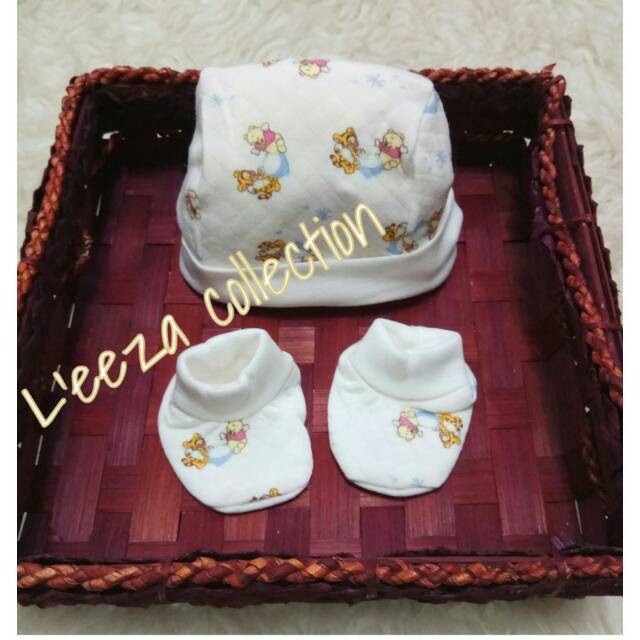 Topi set sepatu baby (Newborn)