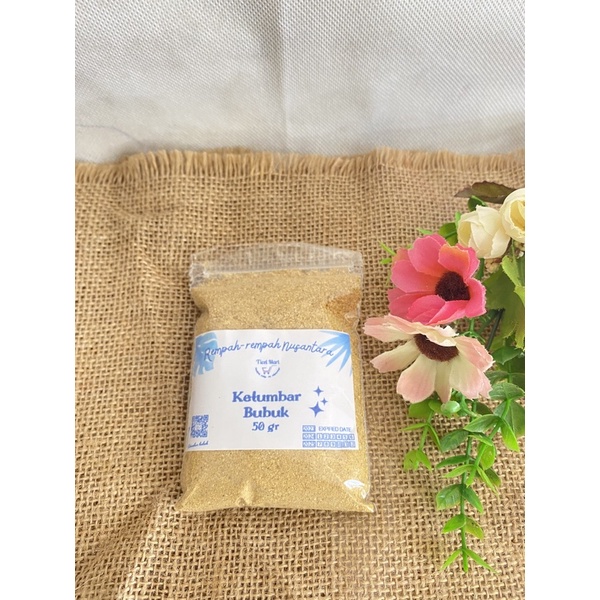 

50gr | KETUMBAR BUBUK | GROUND CORIANDER | Rempah herbal asli alami penyedap masakan bumbu dapur rempah nusantara