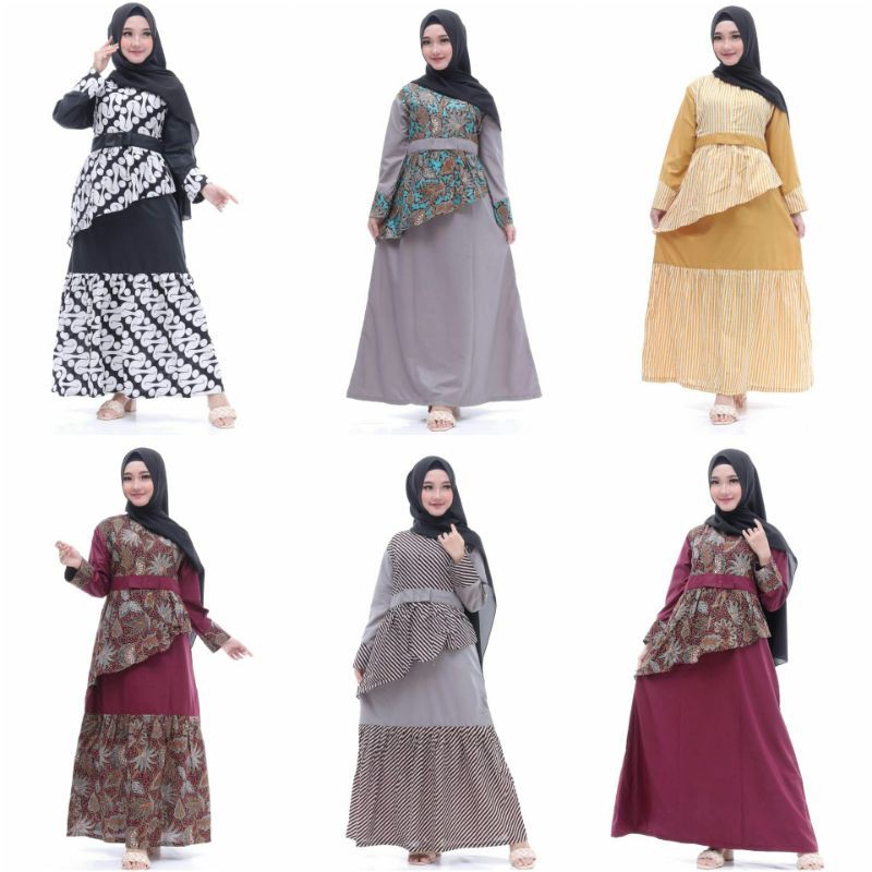GAMIS BATIK MODERN||MODEL TERBARU||ASLI PEKALONGAN||