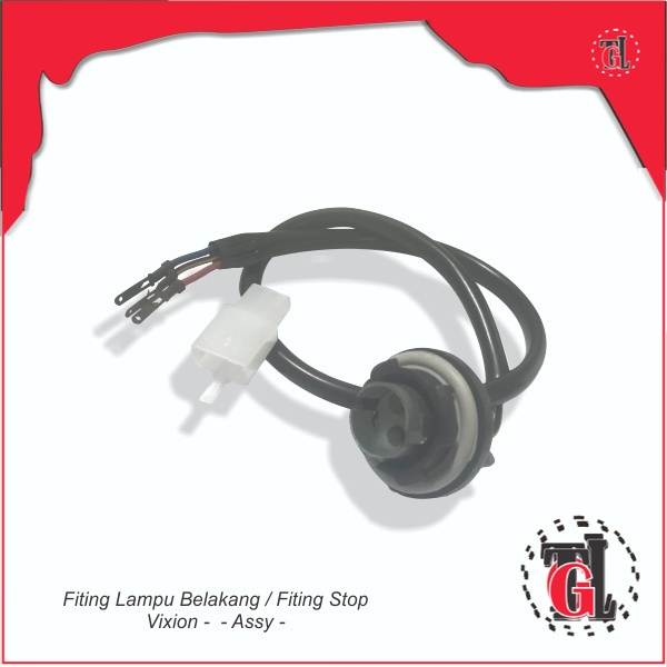 Fiting Lampu Belakang / Fiting Stop Vixion -  - Assy - Yhk -