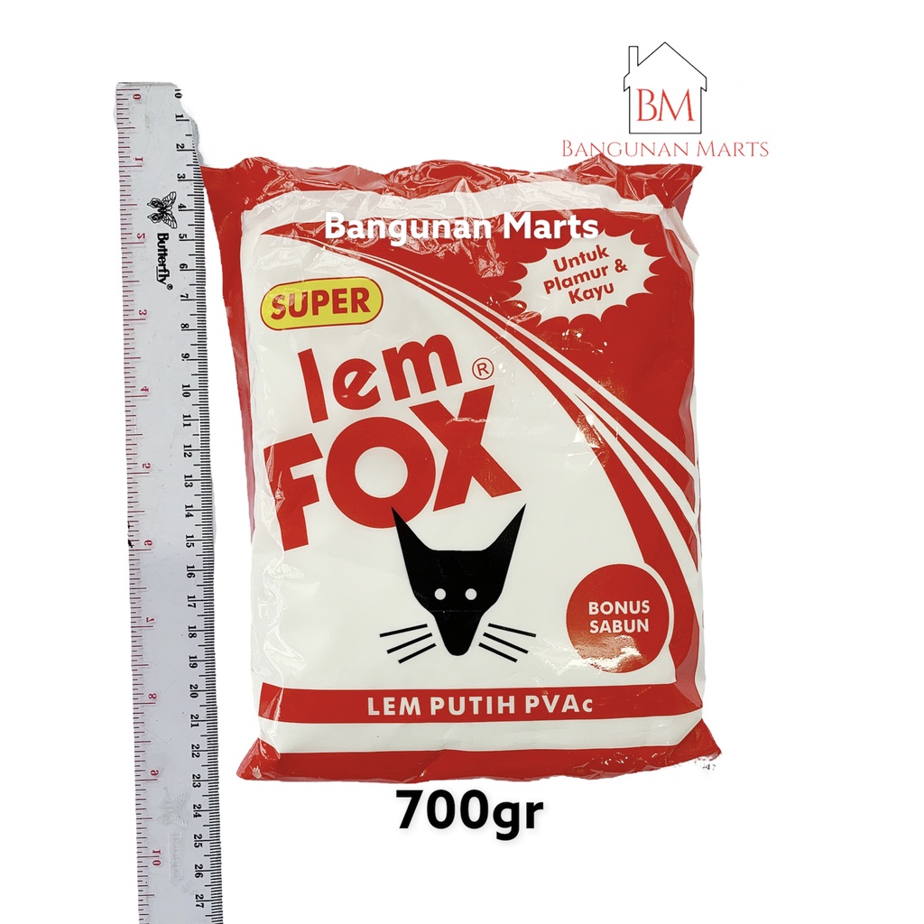 

Lem Putih Fox 700 GR | Lem Fox Putih 700 | Lem Putih PVAC 700