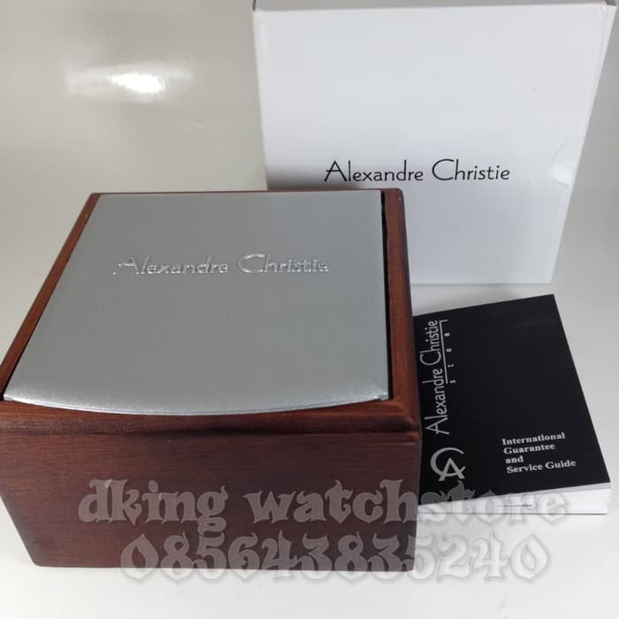 jam tangan pria/cowok alexandre christie ac 6486 original resmi